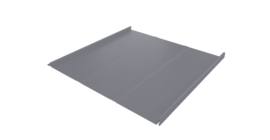 Фальц двойной стоячий Line Grand Line 0,5 Satin с пленкой на замках RAL 7004 сигнальный серый