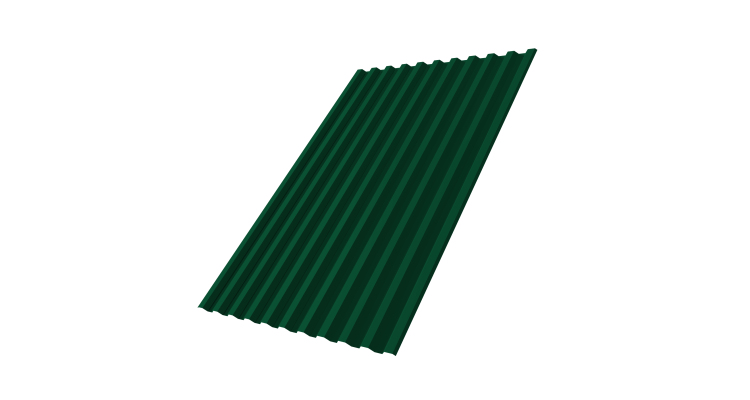 Профнастил С21R 0.45 PE RAL 6005 зеленый мох