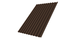Профнастил С21R GL 0,5 PurLite Мatt RAL 8017 шоколад