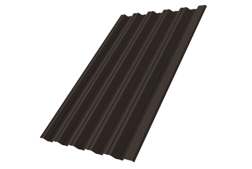 Профнастил HC35R GL 0,5 PurPro Matt 275 RR 32 темно-коричневый