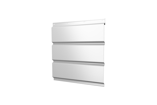 Софит металлический без перфорации 0,4 PE с пленкой RAL 9003 сигнальный белый