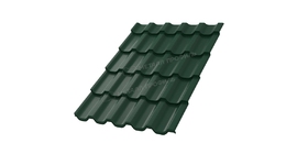 Металлочерепица Металл Профиль Трамонтана X покрытие VikingMP E 20 ral 6005 0.5 мм