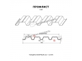 Профнастил Н60 x 845 A ПЭ 01 цвет RAL 5015 толщина листа 0,7 мм