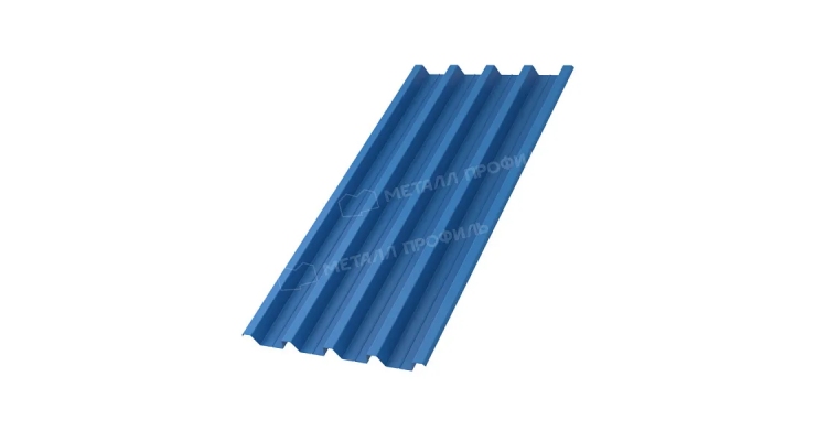 Профнастил Н60 x 845 A ПЭ 01 цвет RAL 5015 толщина листа 0,7 мм