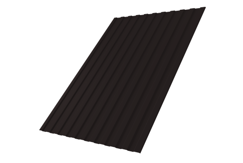 Профнастил С8А 0,45 PE-Double RAL 9005 черный
