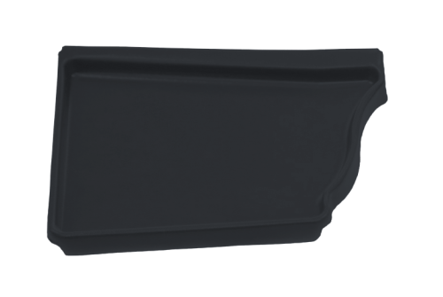 Заглушка левая Vortex 127мм RAL 7024 мокрый асфальт