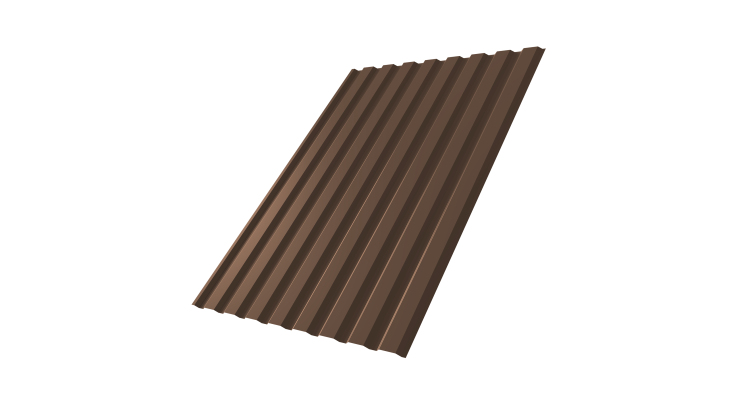 Профнастил С20А 0.7 PE RAL 8017 шоколад