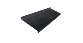 Отлив простой 200 0,45 Print Premium Grey Wood TwinColor (2м)