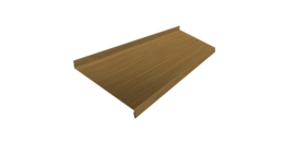 Отлив простой 250 0,45 Print Elite Honey Wood TwinColor (2м)