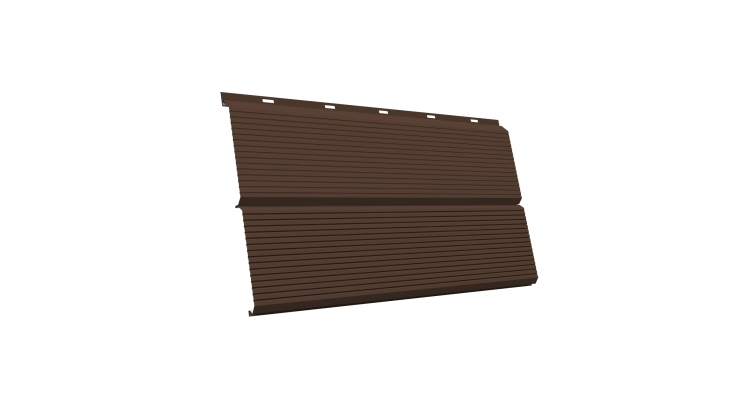 ЭкоБрус 0,345 Gofr 0.5 Drap TX RAL 8017 шоколад