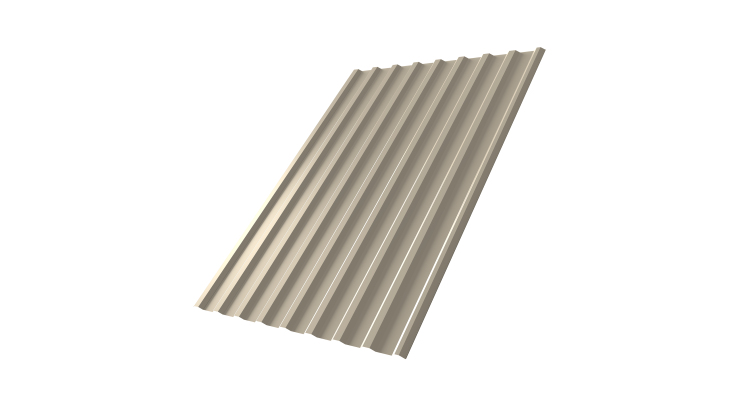 Профнастил С20R 0,45 Drap TX RAL 1015 светлая слоновая кость