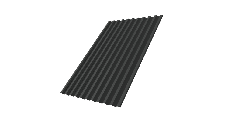 Профнастил С21R 0,5 Drap RAL 7016 антрацитово-серый