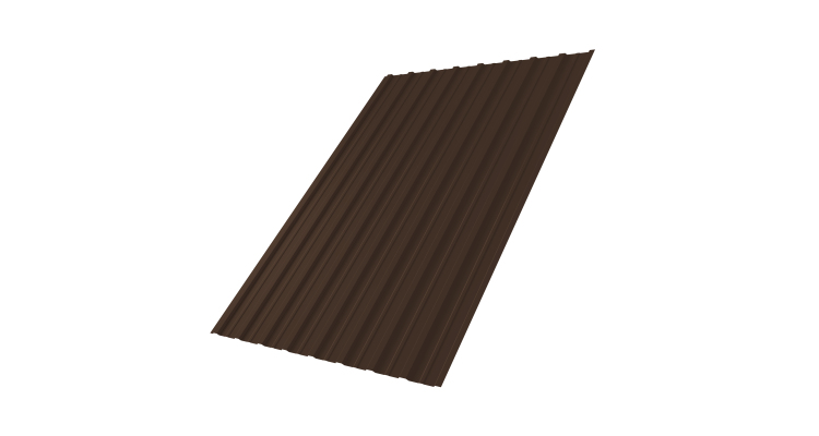 Профнастил С10A 0,5 Velur X RAL 8017 шоколад