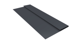 Планка стартовая Блок-хаус new 0,45 Drap TwinColor RAL 7024 мокрый асфальт (3м)