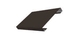 Ламель лицевая 150 забора жалюзи Texas 0.5 Satin Matt TX RR 32 темно-коричневый