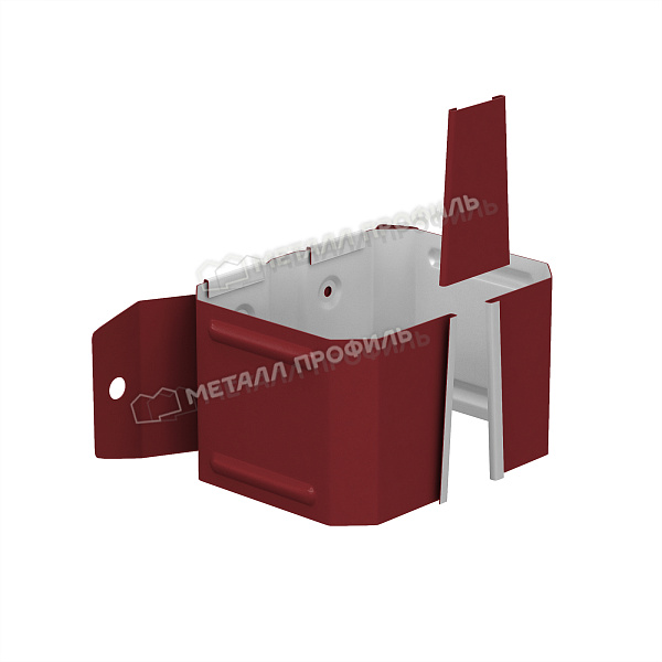 Держатель трубы (на дерево) Металл Профиль БЮДЖЕТ 76х102 RAL 3011
