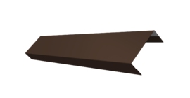 Ламель лицевая 50 забора жалюзи Texas 0.45 Drap ST с пленкой RAL 8017 шоколад