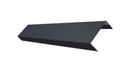 Ламель лицевая 50 забора жалюзи Texas 0.5 PurLite Matt с пленкой RAL 7024 мокрый асфальт