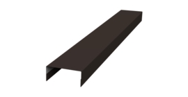 Крышка 30х15 жалюзи Texas 0,5 PurLite Matt RR 32 темно-коричневый (2м)