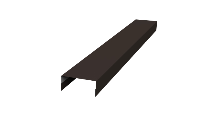 Крышка 30х20 жалюзи Texas 0,45 Drap TR RR 32 темно-коричневый (2,5м)