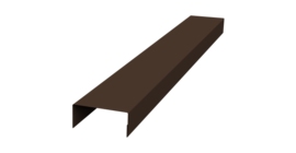 Крышка 45х20 жалюзи Texas 0,45 Drap TR RAL 8017 шоколад (2,5м)