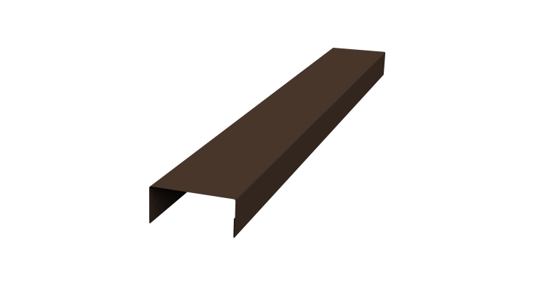 Крышка 45х20 жалюзи Texas 0,5 Atlas X RAL 8017 шоколад (2м)