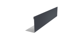 Нащельник 150 Texas 25х35 0,45 Drap RAL 7024 мокрый асфальт (L2,0)