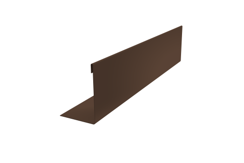 Нащельник 125 Texas 25х35 0,45 PE-Double RAL 8017 шоколад (L1,5)