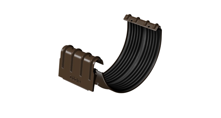 Соединитель желобов Stal Premium, каштан