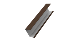 Крышка жалюзи Milan, Tokyo для калиток, ворот 0,5 Satin RAL 8017 шоколад (2м)