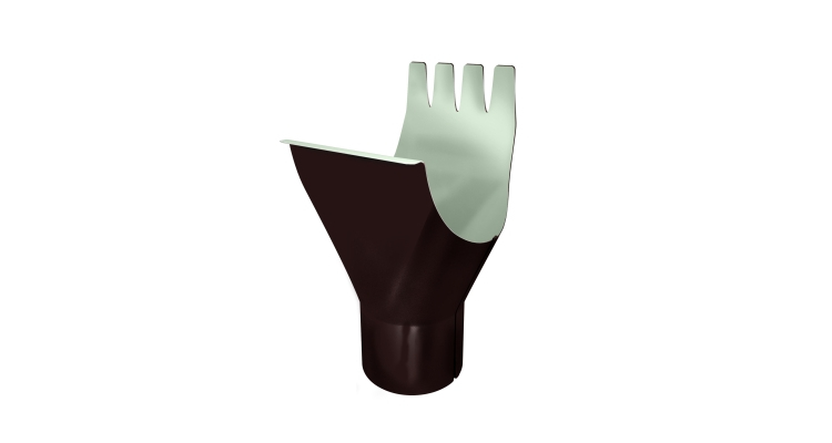 Воронка GL PE 150/100 мм RAL 8017 шоколад