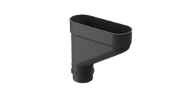 Коллектор для водостока Lux, графит